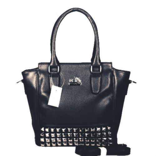 Coach Legacy Tanner In Studded Small Black Crossbody Bags BNM